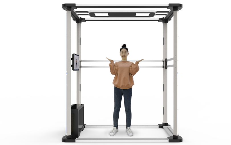 人體三維掃描儀,人體全身三維掃描儀,人體三維掃描建模-領智三維