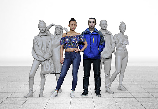 三維人體掃描儀,人體動漫輔助設(shè)計_領(lǐng)智三維