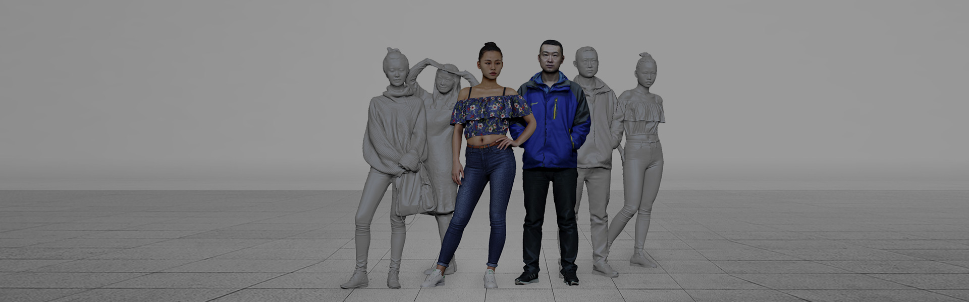 三維人體掃描儀,人體3D建模,三維體型分析,體型體脂分析,運(yùn)動姿態(tài)矯正