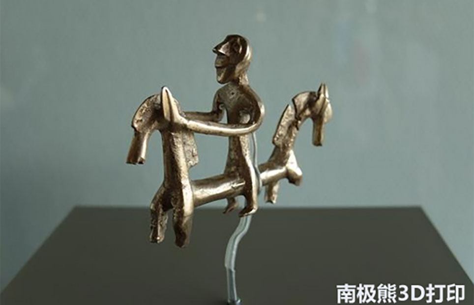 3D打印重現(xiàn)2800年前騎馬者青銅雕像，歷史專家都不容易辨別真假